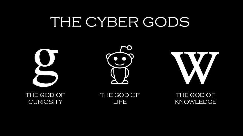 Los dioses cibernéticos, el ciberespacio fondo de pantalla