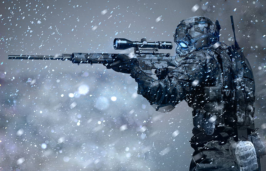 : 특수부대, 눈, 겨울, 미래, 군인 HD 월페이퍼