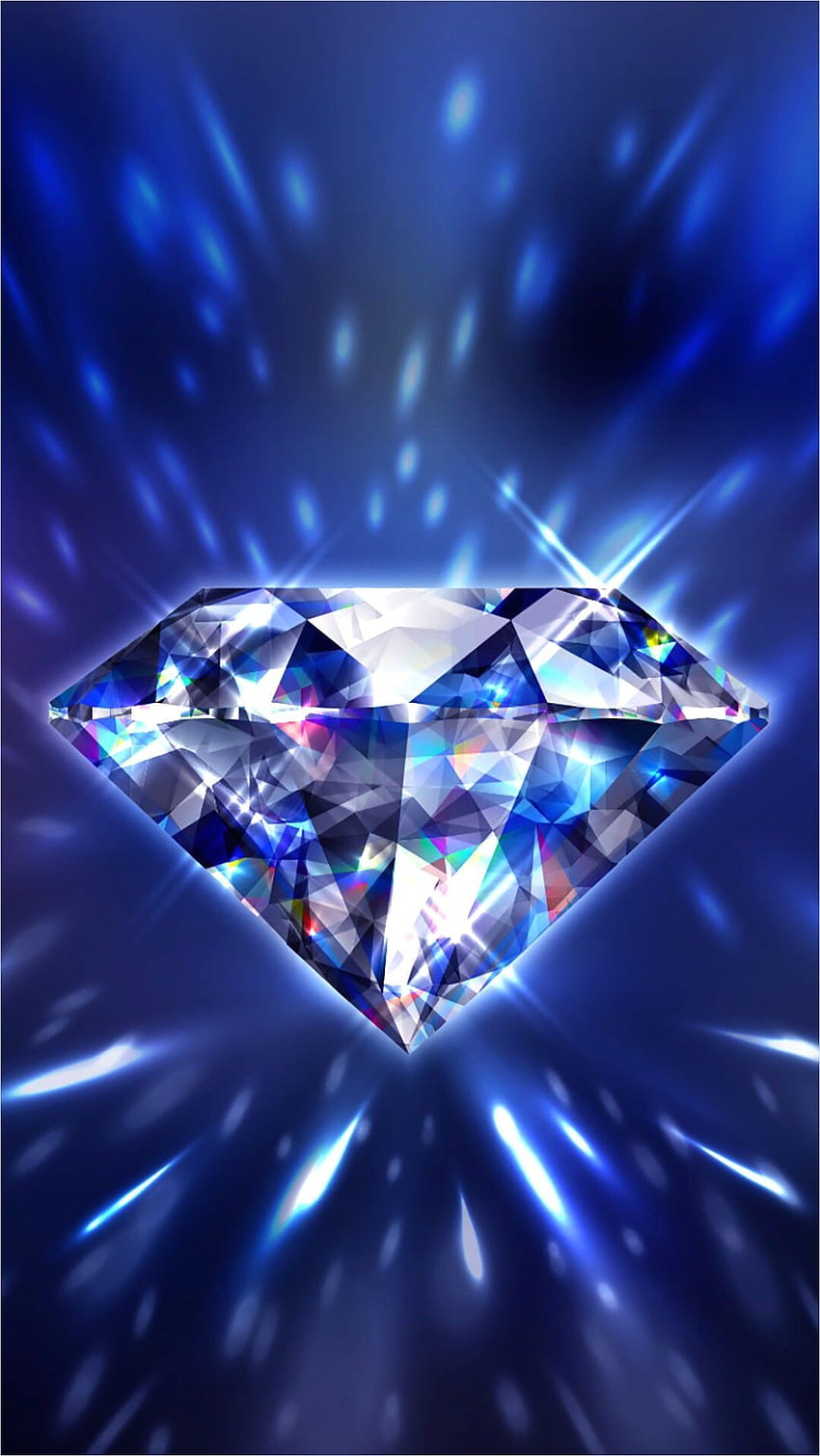 Diamant auf Hund, Diamantästhetik HD-Handy-Hintergrundbild