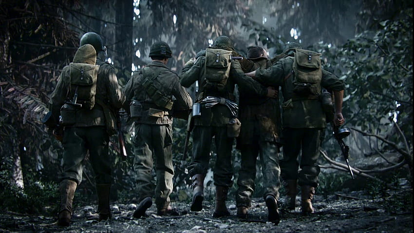 Cod Ww2 posted by Sarah Cunningham, call of duty wwii characters HD wallpaper