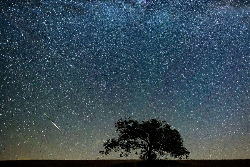 Yang terbaik dari hujan meteor Perseid tahun ini, hujan meteor perseid 2019 Wallpaper HD