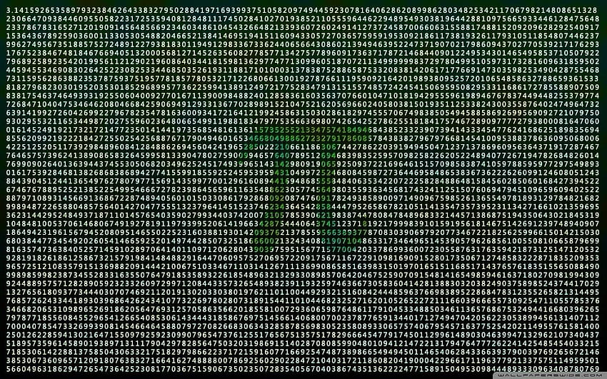 Everything you wanted to know about pi but were afraid to ask – The, digits of pi HD wallpaper