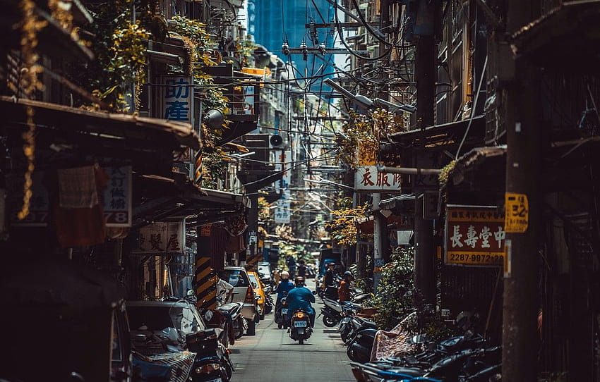 Strada, Taiwan, Taipei Sfondo HD