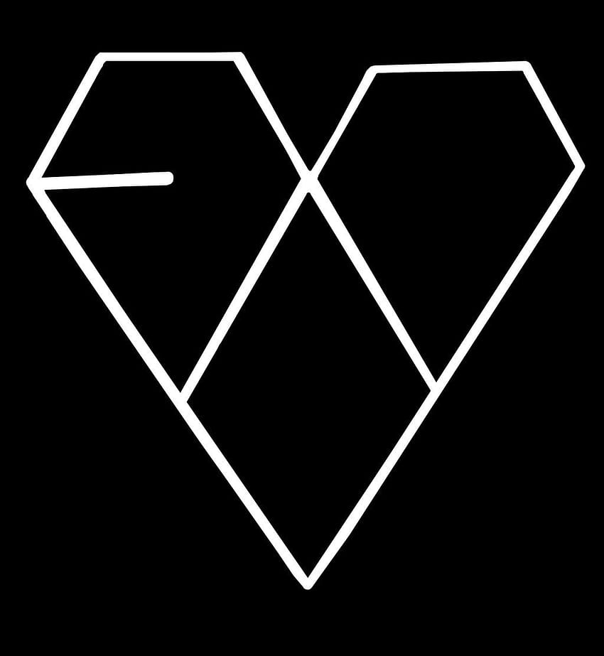 Exo Symbol Exo logo backg [1024x1112] for, exo logo iphone HD phone wallpaper