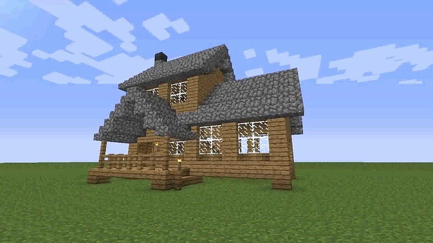 Страхотни идеи за малка къща Minecraft Уникални планове за построяване на Minecraft HD тапет