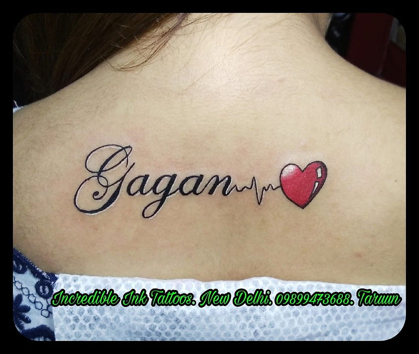 Beautiful and simple heartbeat Tattoo by ||Tattoo by KK - YouTube