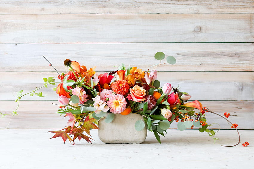Autumn Bouquets High Quality, autumn arrangement HD wallpaper