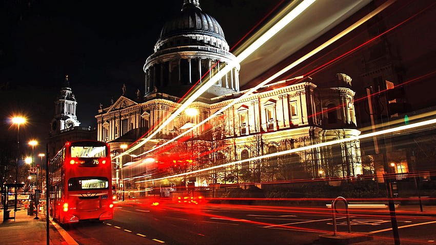 2560x1440 london, city, bus, night , london night HD wallpaper