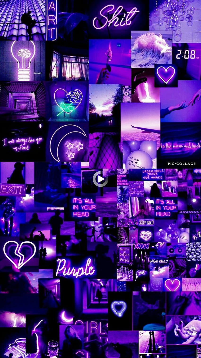 Purple Iphone Neon in 2021, purple neon aesthetic HD phone wallpaper |  Pxfuel
