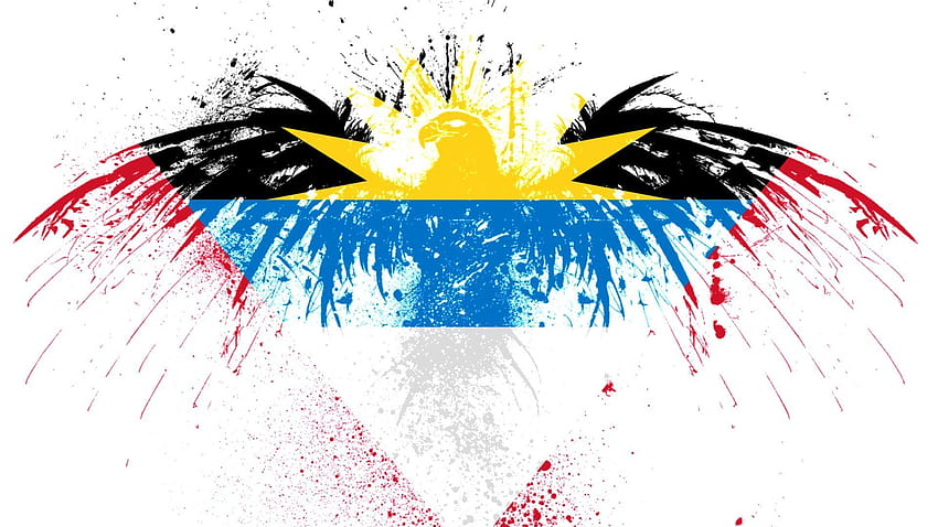 Eagles hawk flags antigua and barbuda HD wallpaper | Pxfuel