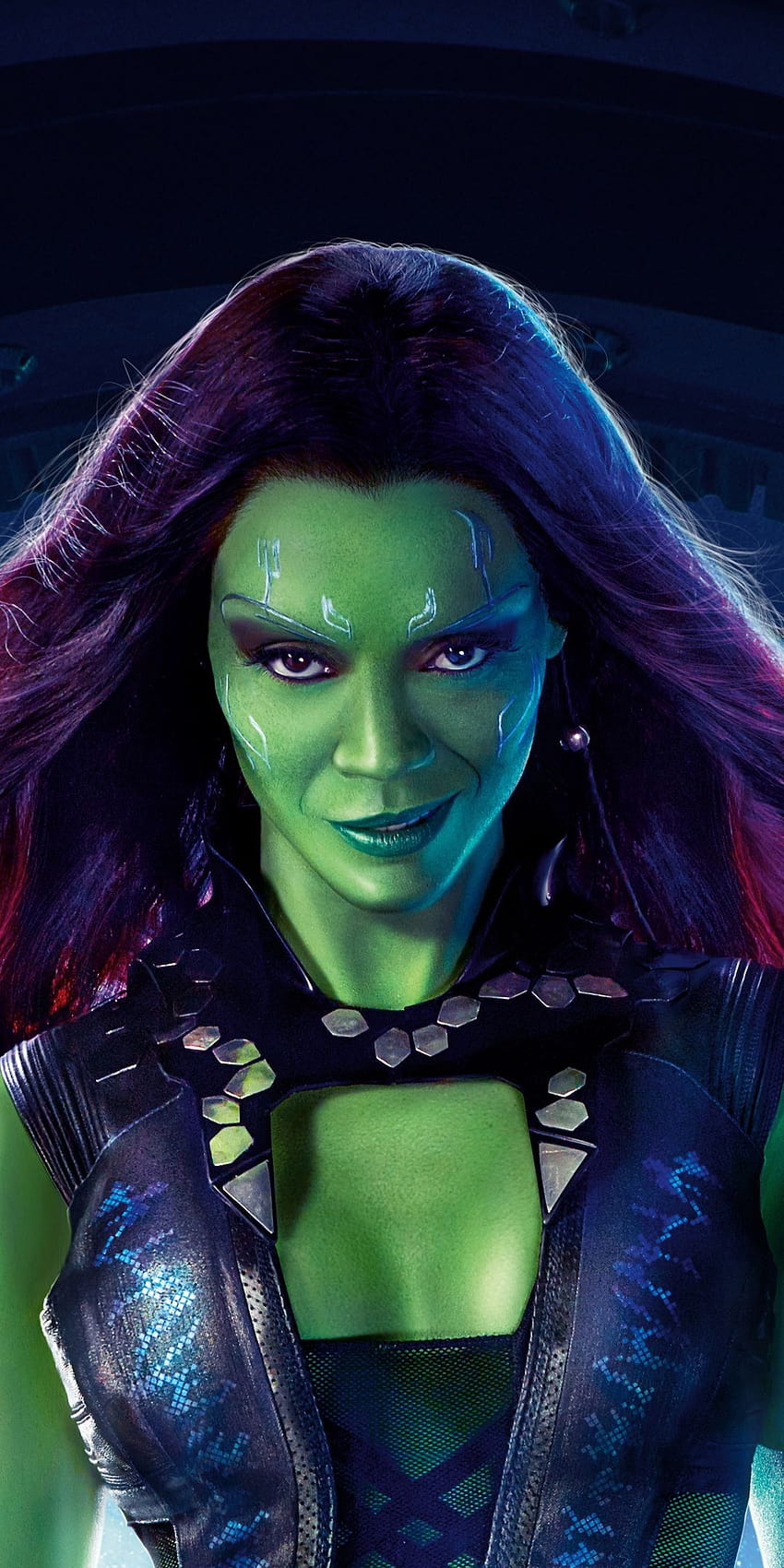 Gamora, Penjaga Galaxy, 1080x2160, superhero wanita hijau wallpaper ponsel HD