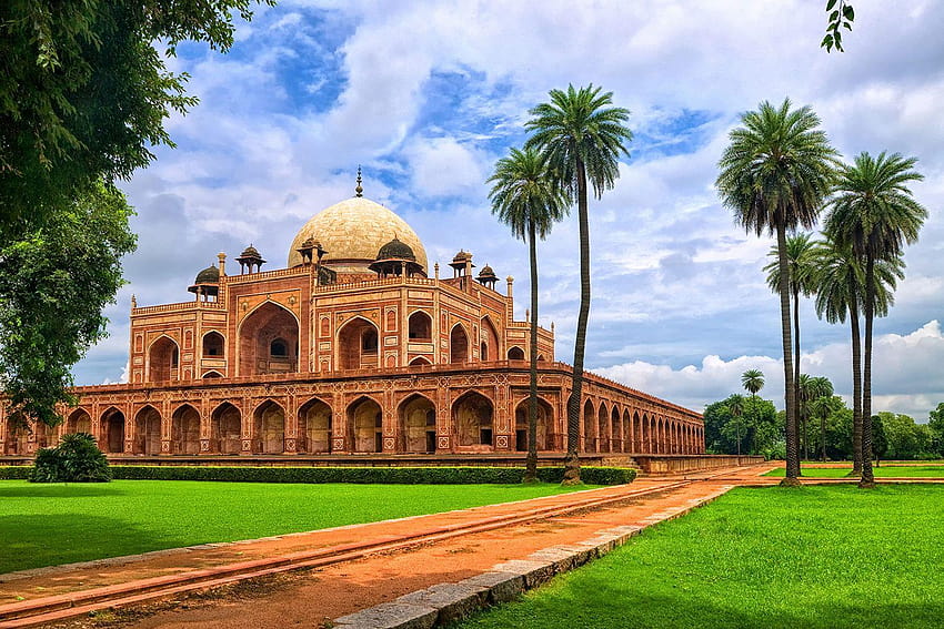 Kaufen Sie Humayun's Tomb New Delhi online in Indien zum besten Preis HD-Hintergrundbild