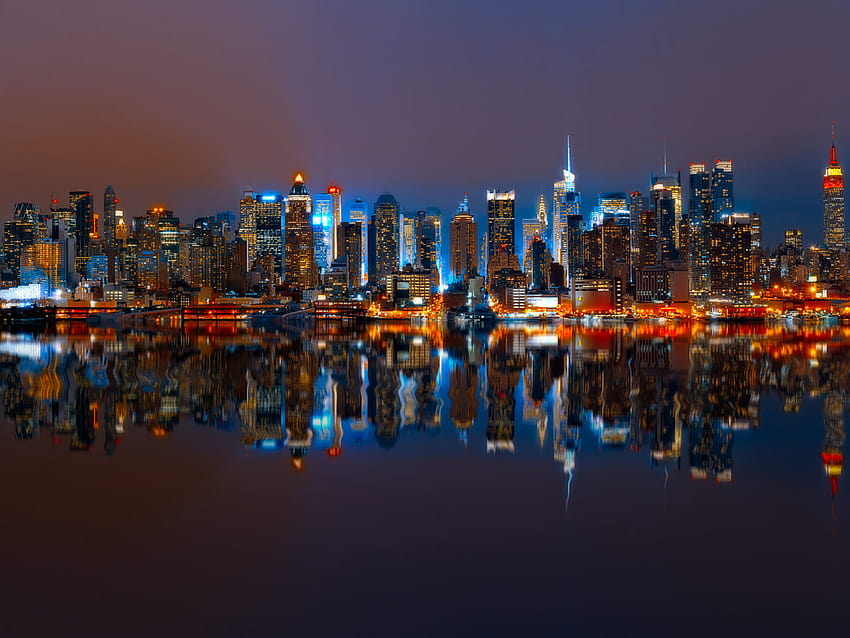 Manhattan New York City United States Of America Panorama City ...