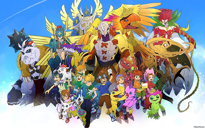 Digimon Adventure, digimon сезон 1 HD тапет