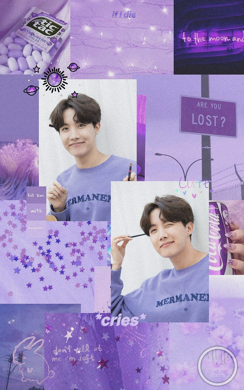 Jhope Aesthetic posted by Christopher Mercado, jhope purple HD phone ...