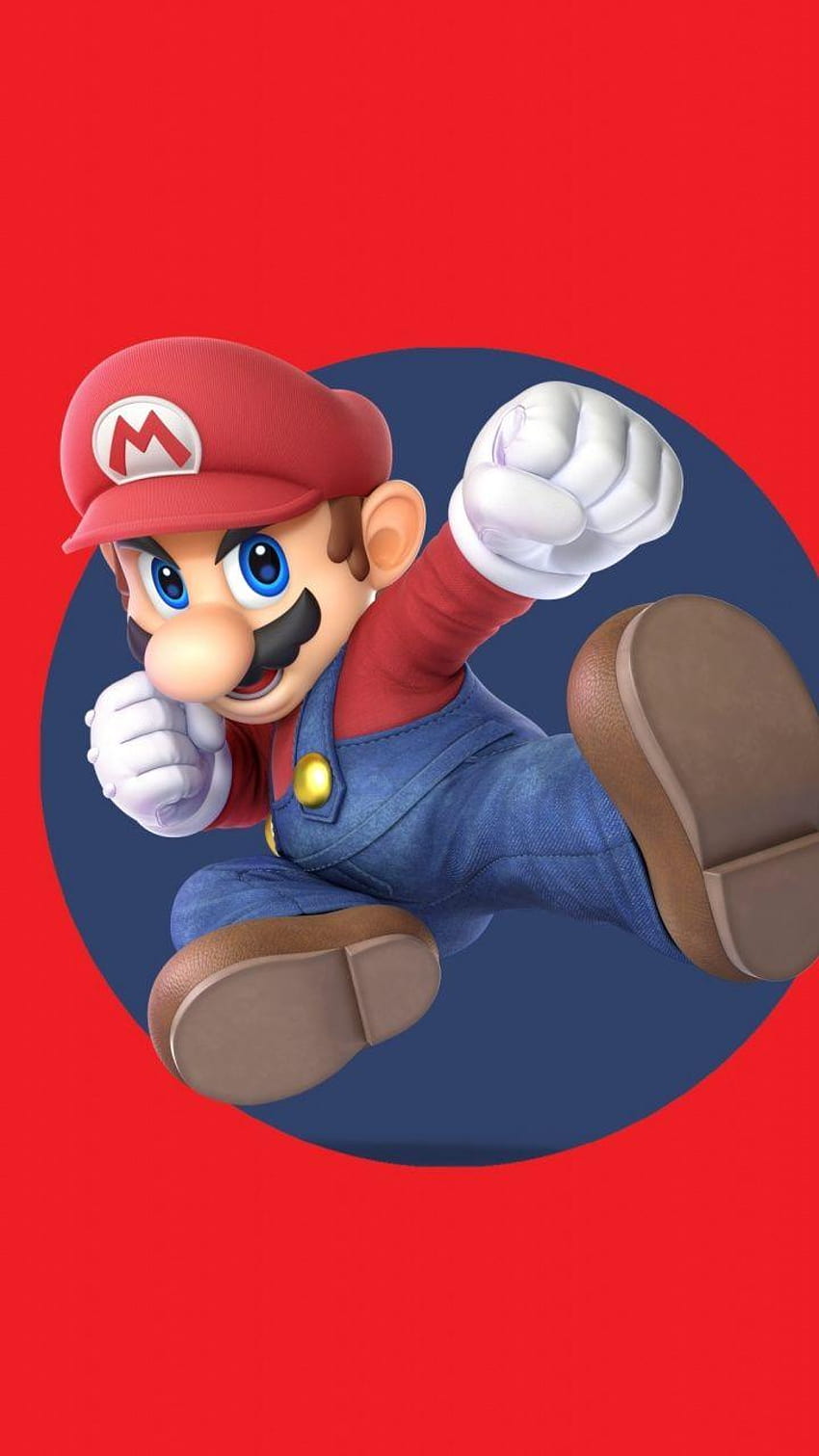 Super Mario, Videospiel, Super Smash Bros. Ultimate, minimal, Smash Bros Android HD-Handy-Hintergrundbild