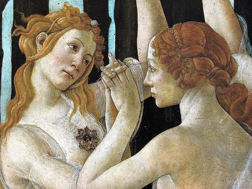 Sandro Botticelli, Primavera, c.1477 Sfondo HD