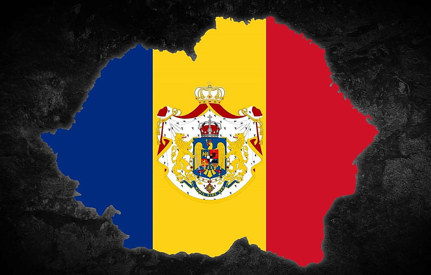 Знаме, Румъния, Велика Румъния, Голяма Румъния, Румъния Mare, Drapel , раздел разное, флаг на Румъния HD тапет