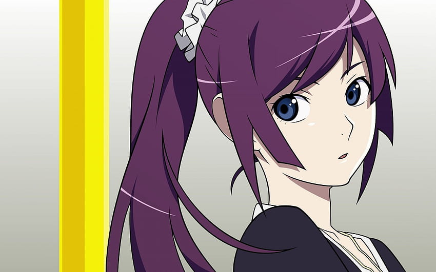 anime, Monogatari Series, Senjougahara Hitagi / and Mobile Backgrounds, hit in the face HD wallpaper