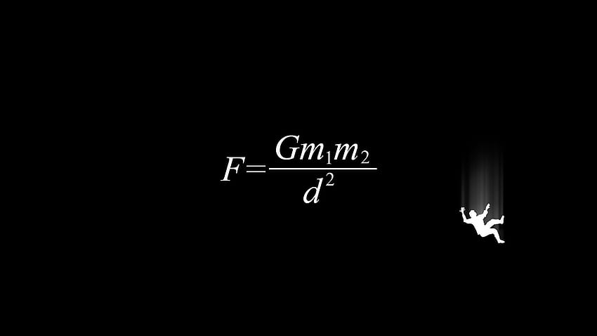 Formule de gravité physique, formule physique Fond d'écran HD