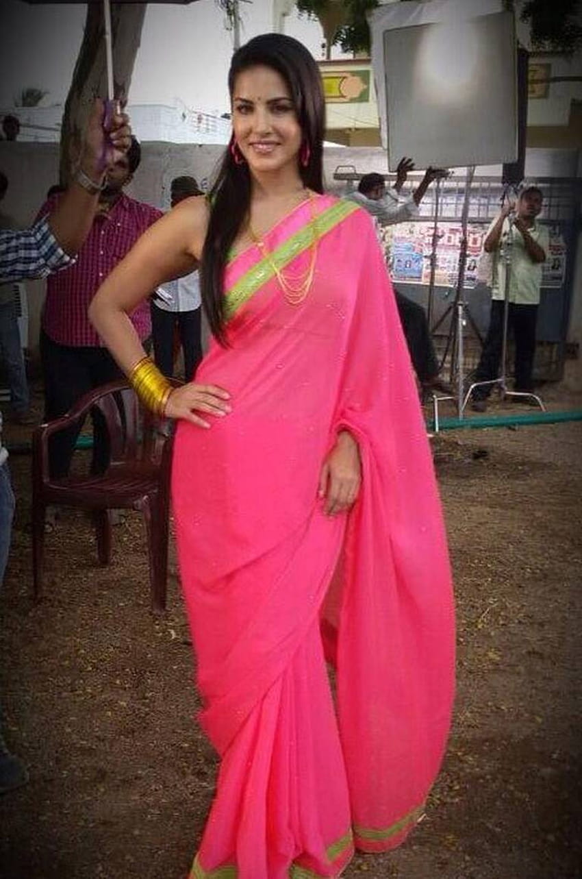 auf Twitter: Sunny Leone Saree HD-Handy-Hintergrundbild