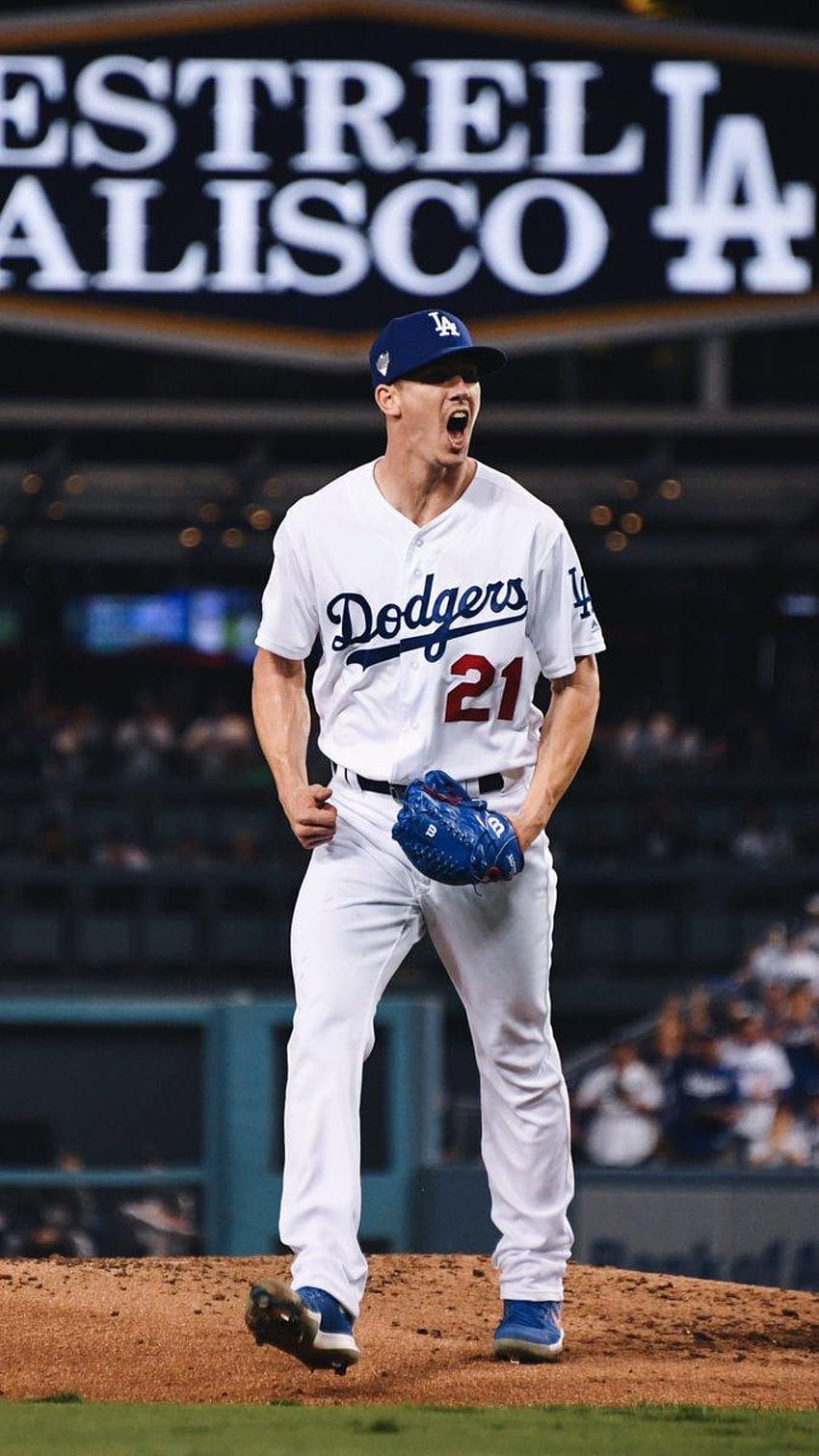 Download Walker Buehler Aesthetic Blue Art Wallpaper