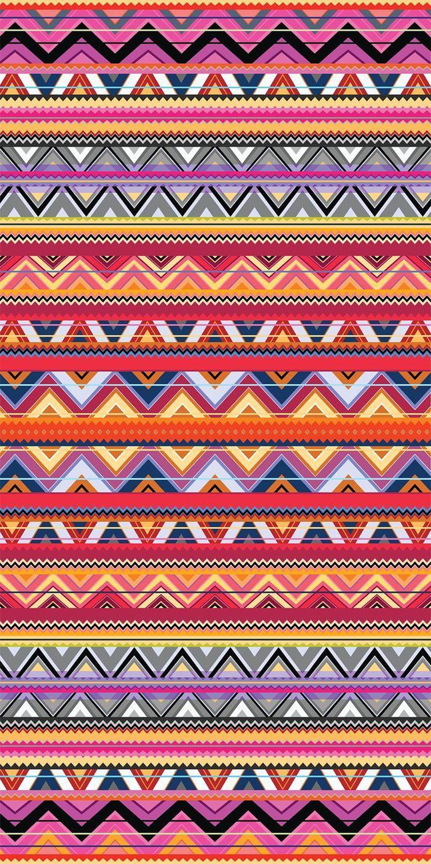 Aztec art print. HD phone wallpaper