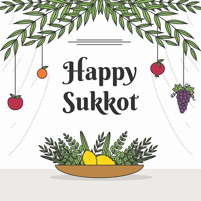 Fröhliche Sukkot-Vektorgrafiken. Wählen Sie aus über einer Million Vektoren, Clipart-Grafiken, Vektorgrafiken, Design-T… HD-Handy-Hintergrundbild