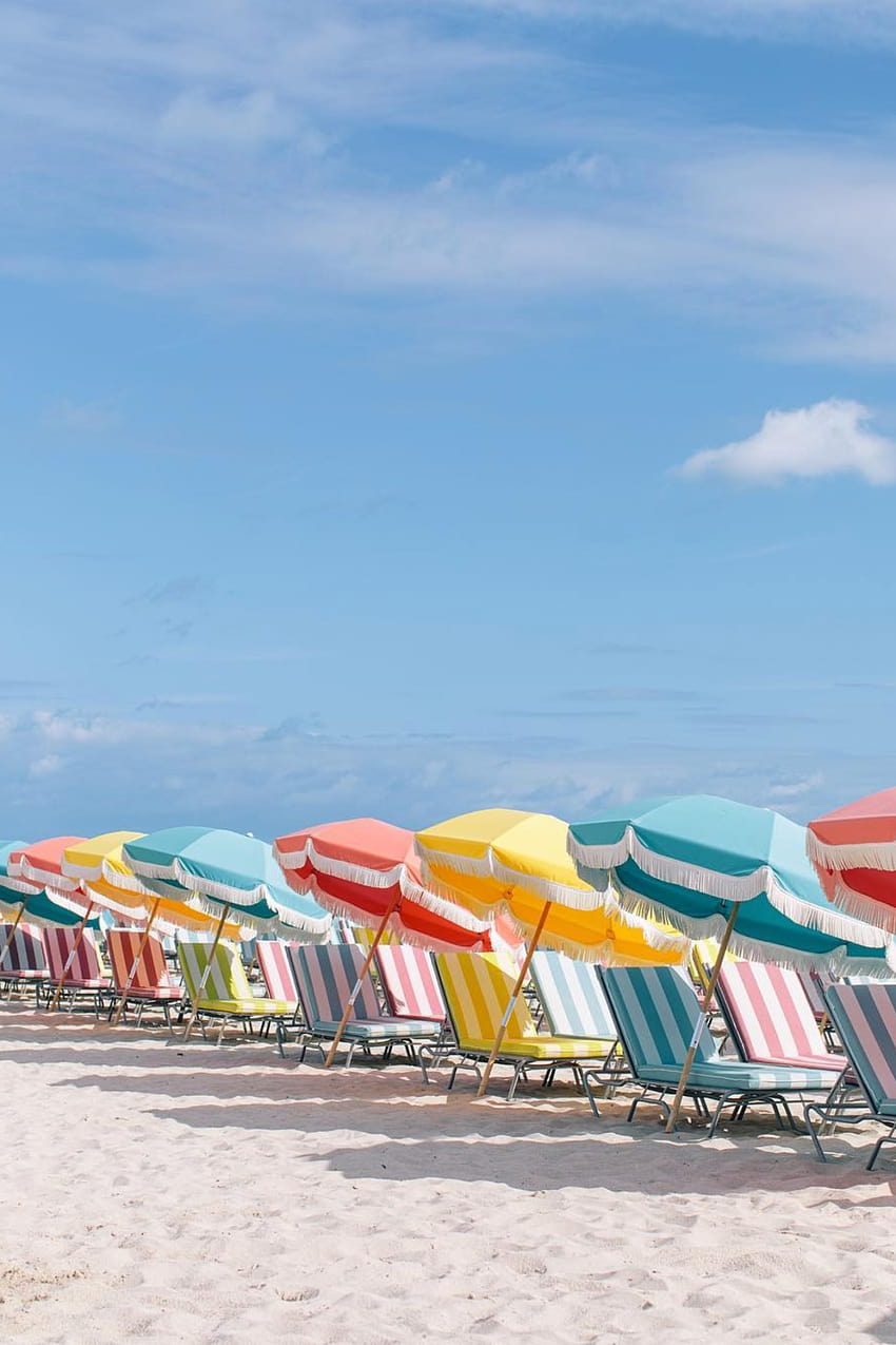 22 of beach umbrellas that will give you total travel envy, summer umbrellas HD phone wallpaper
