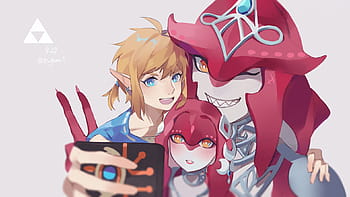 Wallpaper Link, Zelda, The Legend of Zelda: Breath of the Wild, Revali,  Paya, Urbosa, Mipha, Purah for mobile and desktop, section игры, resolution  3003x1689 - download