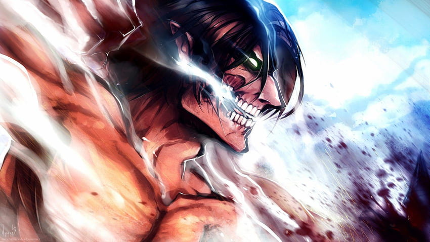 Shingeki no Kyojin, Eren Jeager, Anime, Chicos de anime fondo de pantalla