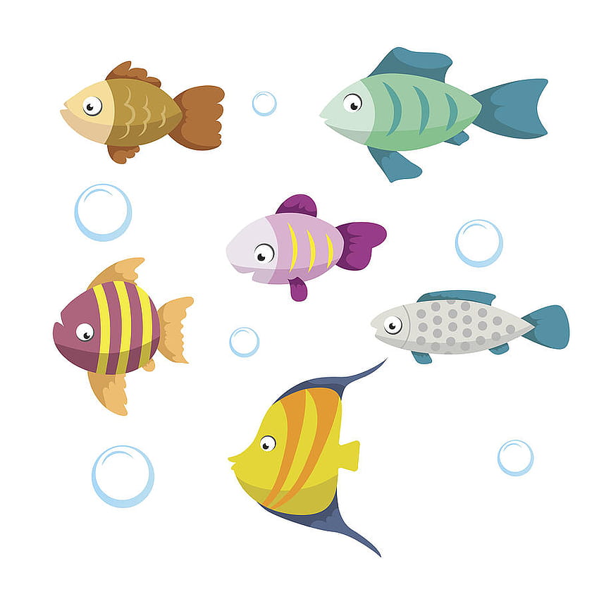 Cartoon Fish Drawing Cute, fish cartoon HD phone wallpaper | Pxfuel