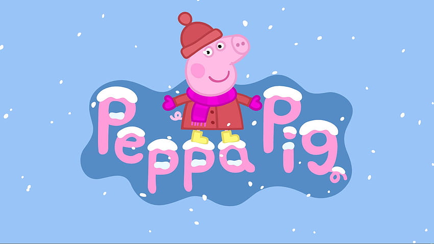 Peppa Pig Aesthetic posted by John Peltier, peppa pig christmas HD wallpaper