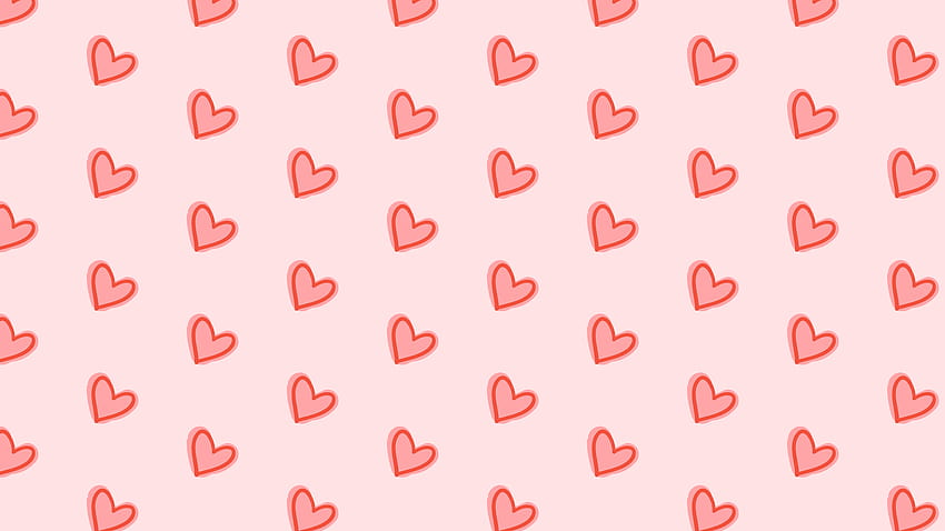 Pink And Red Powerful Femme Personal Pattern Valentine's Day, valentines day  pattern HD wallpaper | Pxfuel