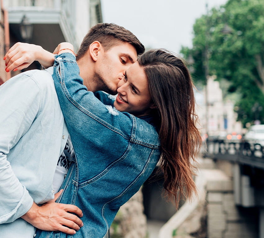 Kissing, boy and girl HD wallpaper | Pxfuel