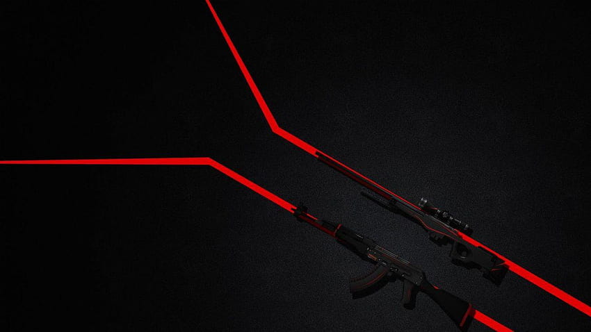 Redline Counter Strike CS CS:GO AK47 AWP HD-Hintergrundbild