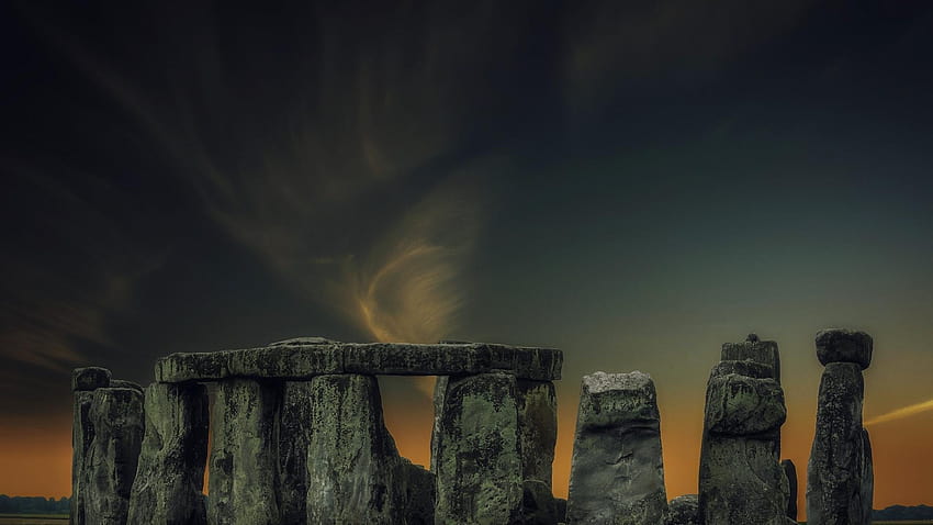 1920x1080 stonehenge, landscape, night, monument HD wallpaper