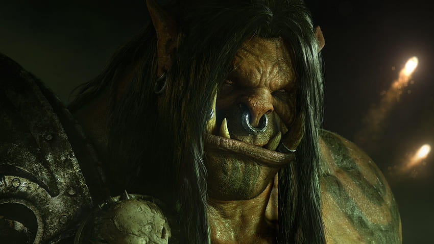 World Of Warcraft Grommash Hellscream, игри HD тапет