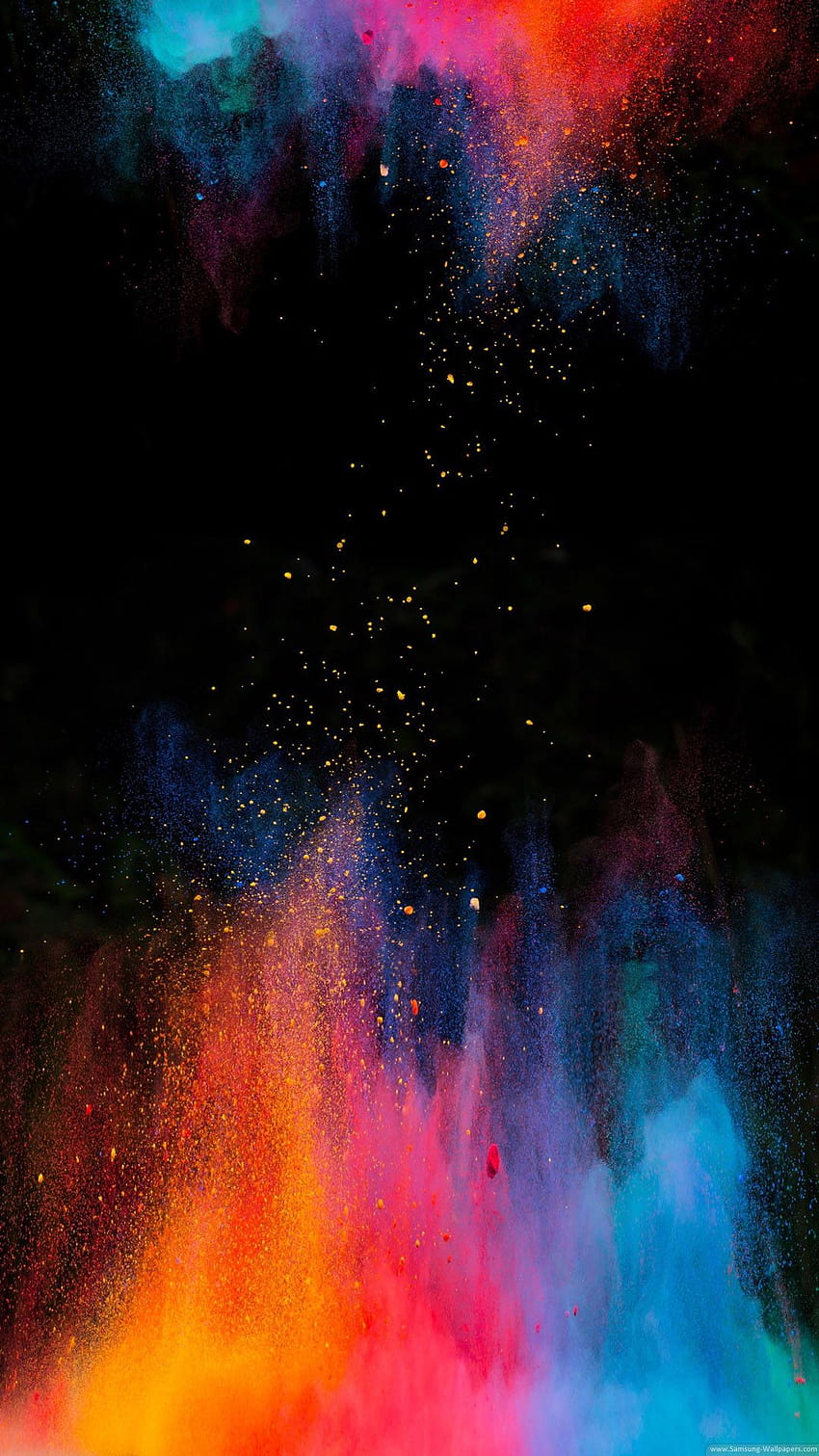 Iphone Paint Explosion HD phone wallpaper