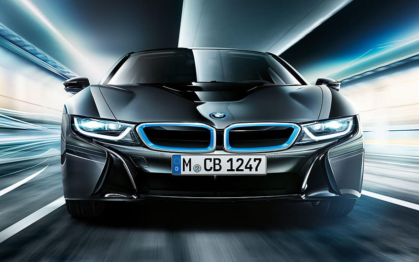 : BMW i8 Protonic Frozen Black Edition, black bmw HD wallpaper