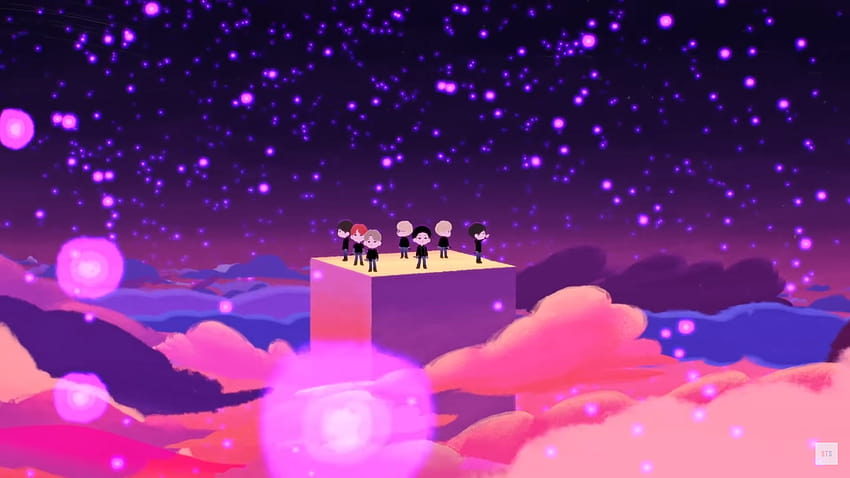 Jungkook lila HD-Hintergrundbild