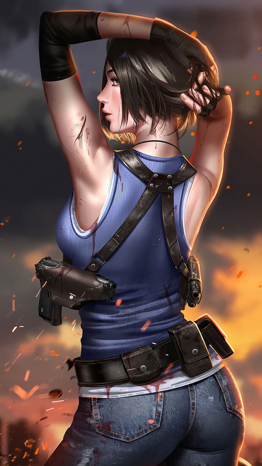 1440x2560 Jill Valentine Resident Evil 3 Samsung Galaxy S6,S7, resident evil 3 android HD phone wallpaper