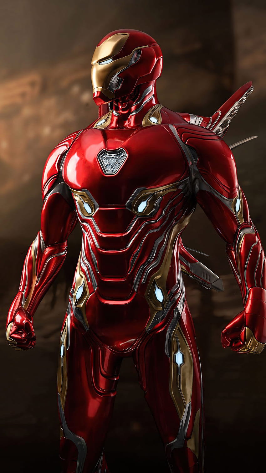 มือถือ Iron Man 2020 มือถือไอรอนแมนเต็มจอ วอลล์เปเปอร์โทรศัพท์ HD