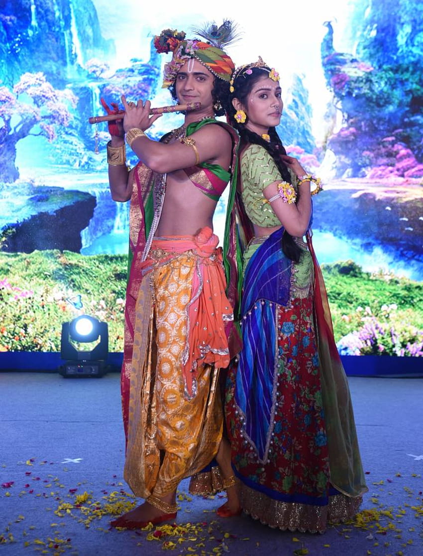 Star Bharat przynosi RadhaKrishn – pean na wieczną, seryjną komórkę Radha Krishna Tapeta na telefon HD