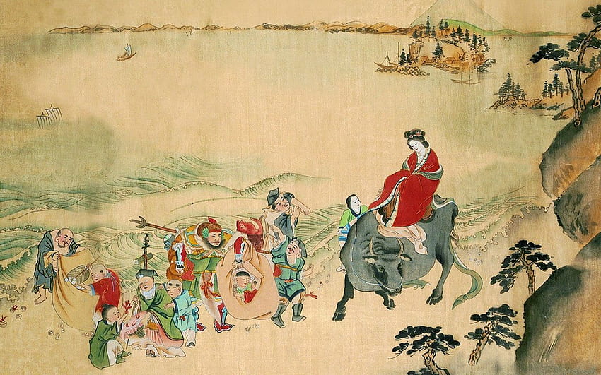 Traditional Japanese Art, feudal japan HD wallpaper