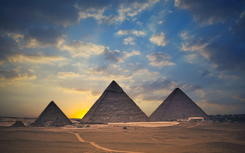 エジプトのピラミッド、 高画質の壁紙