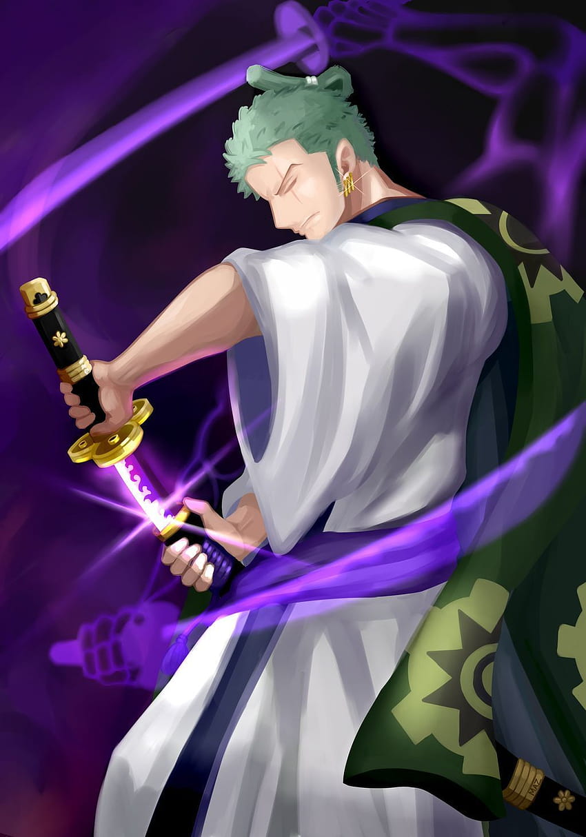 Zoro Haki Enma One Piece, an art print by Anime & Manga aesthetic