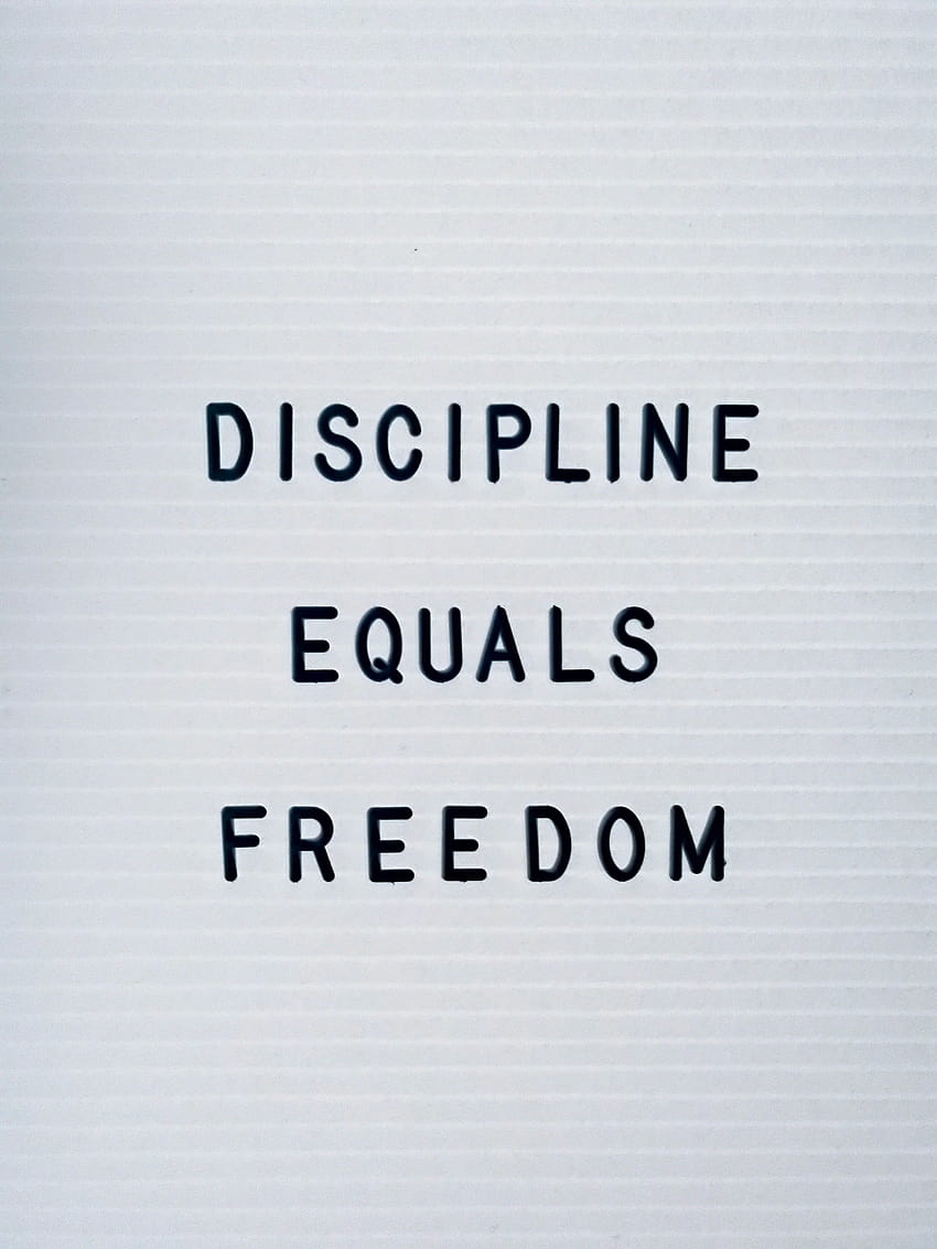 discipline equals dom iphone HD phone wallpaper