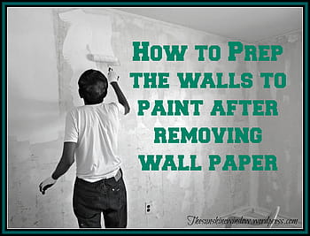 How to Prep for Wallpaper  at home with Ashley