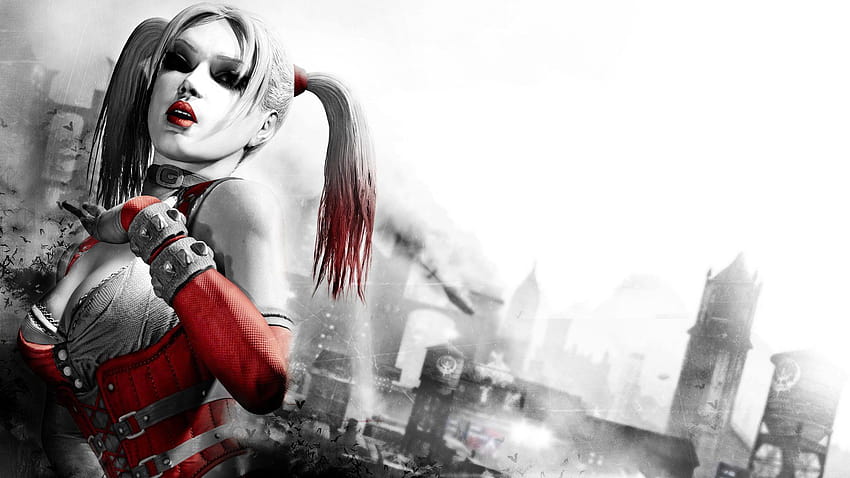 Harley Quinn Arkham City, retro harley quinn HD wallpaper